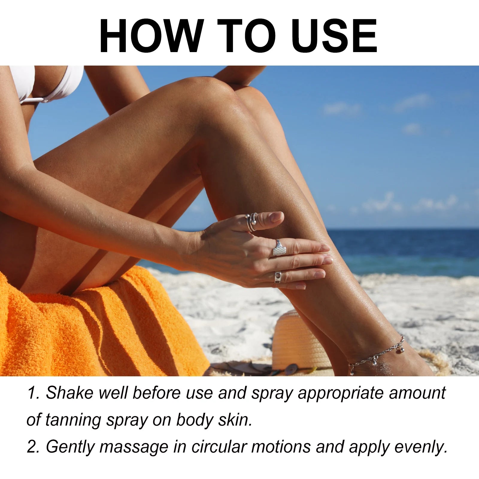 Sunless Self-Tanning Spray for Natural Glowing Skin - 10