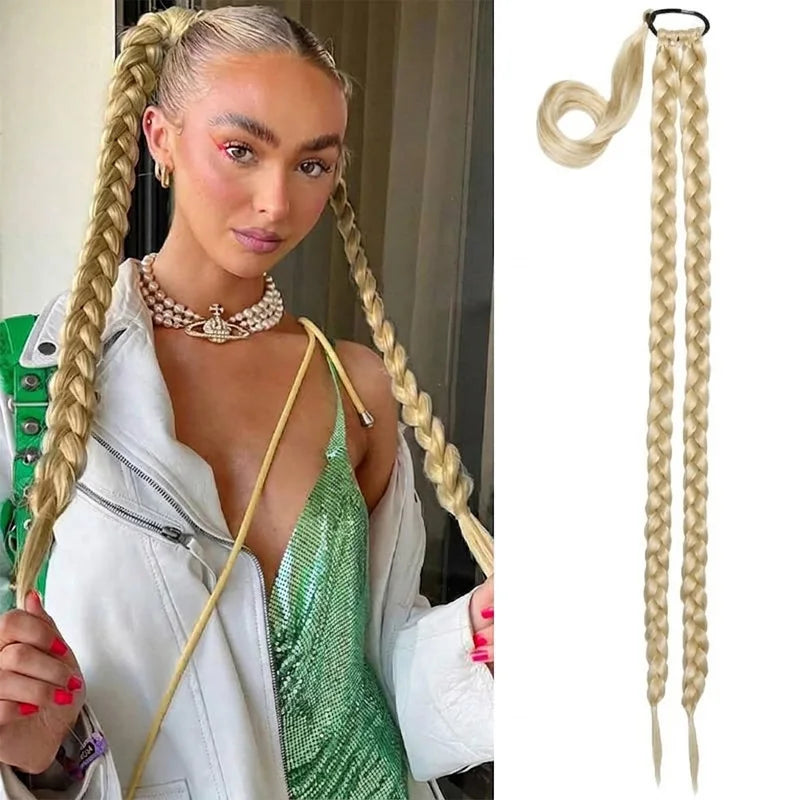 Braided Ponytail Extension for Quick and Stylish Hair Styling