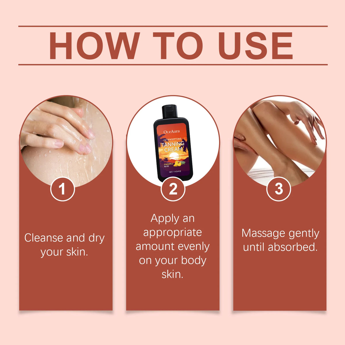 Intensifying Skin Tanning Accelerator Cream for Radiant Sun-Kissed Glow