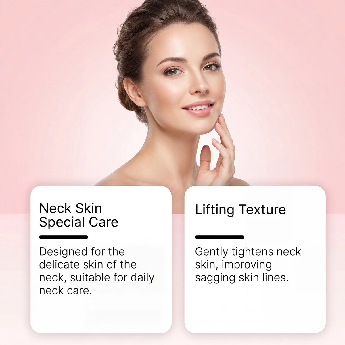 Collagen Firming Neck Cream with Integrated Gua Sha Massage Tool