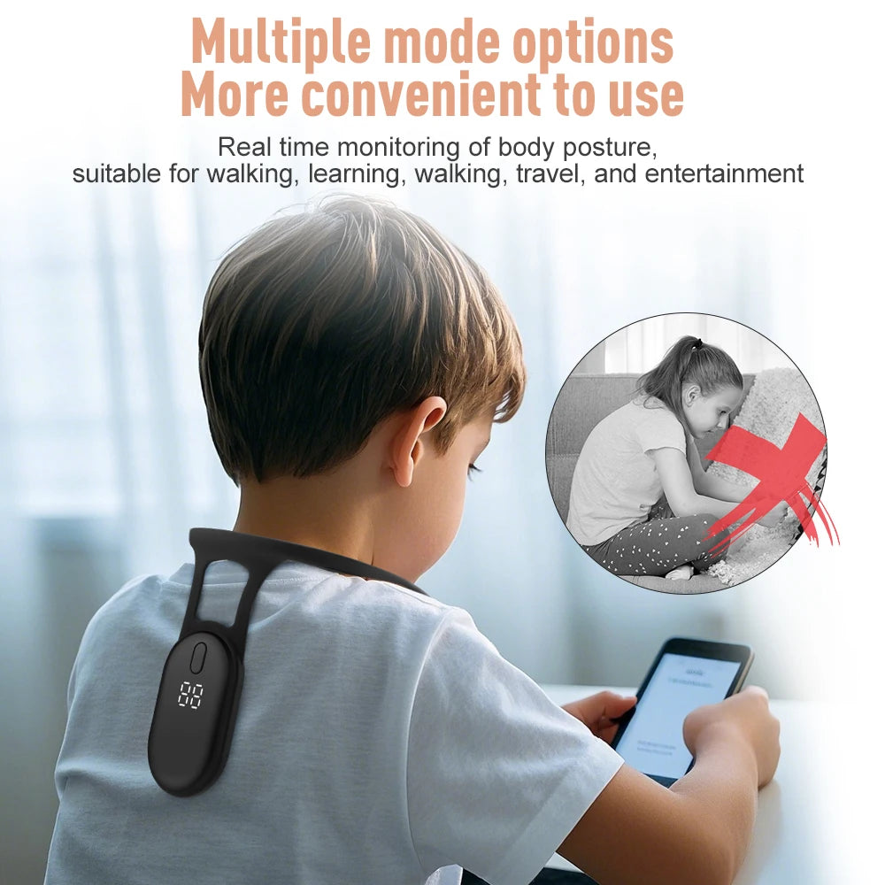 Intelligent Posture Corrector with LCD Display and Vibration Reminder - 21