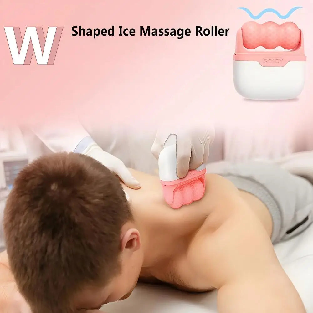 Double Ended Cold Therapy Ice Roller for Facial Puffiness and Skin Care - 10