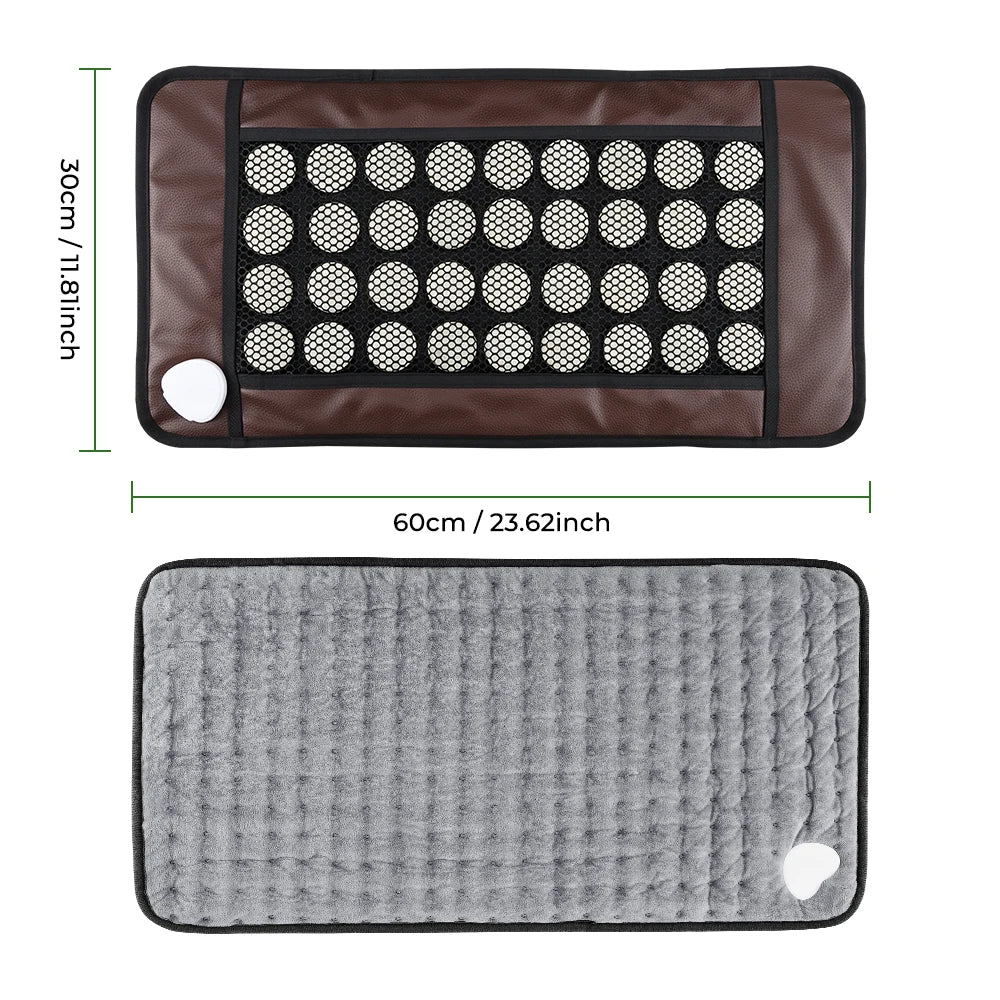 Natural Jade Stone Heating Pad for Back Pain and Muscle Relief