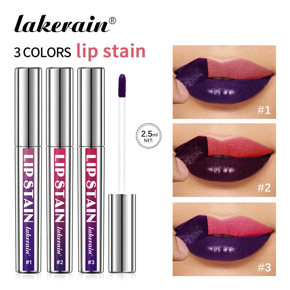 Long-Lasting Waterproof Peel Off Lip Stain Set - 1