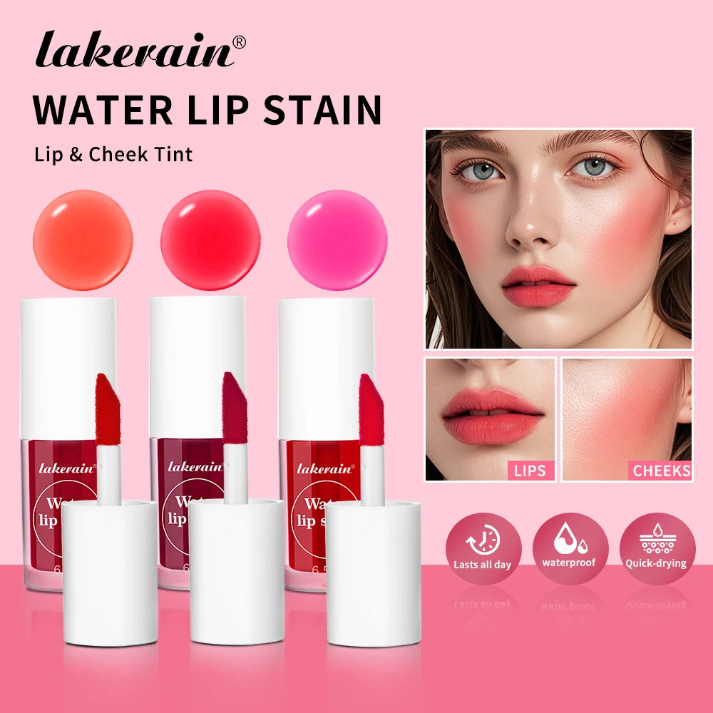 Waterproof Liquid Lip Stain and Cheek Tint for Long-Lasting Natural Color - 4