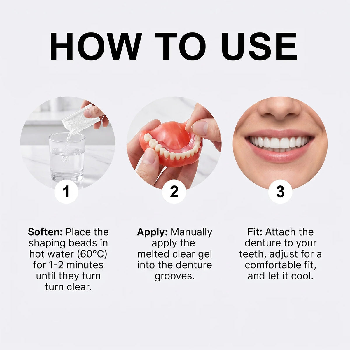 Comfortable Silicone Cosmetic Veneers for a Realistic Instant Smile
