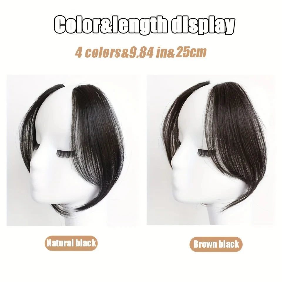 Clip-In Synthetic Hair Side Bangs for Instant Volume - 11