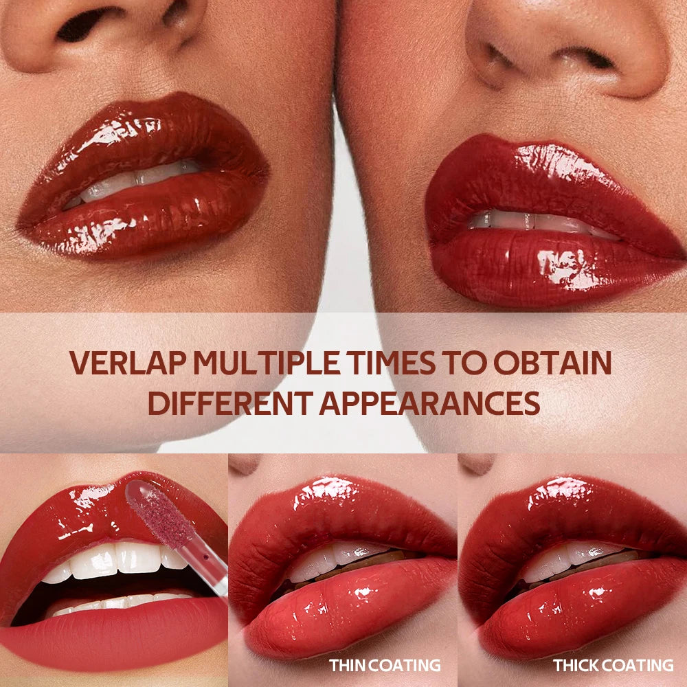 Hydrating Gloss Lip Stain with Vanilla Flavor for Long-Lasting Moisture