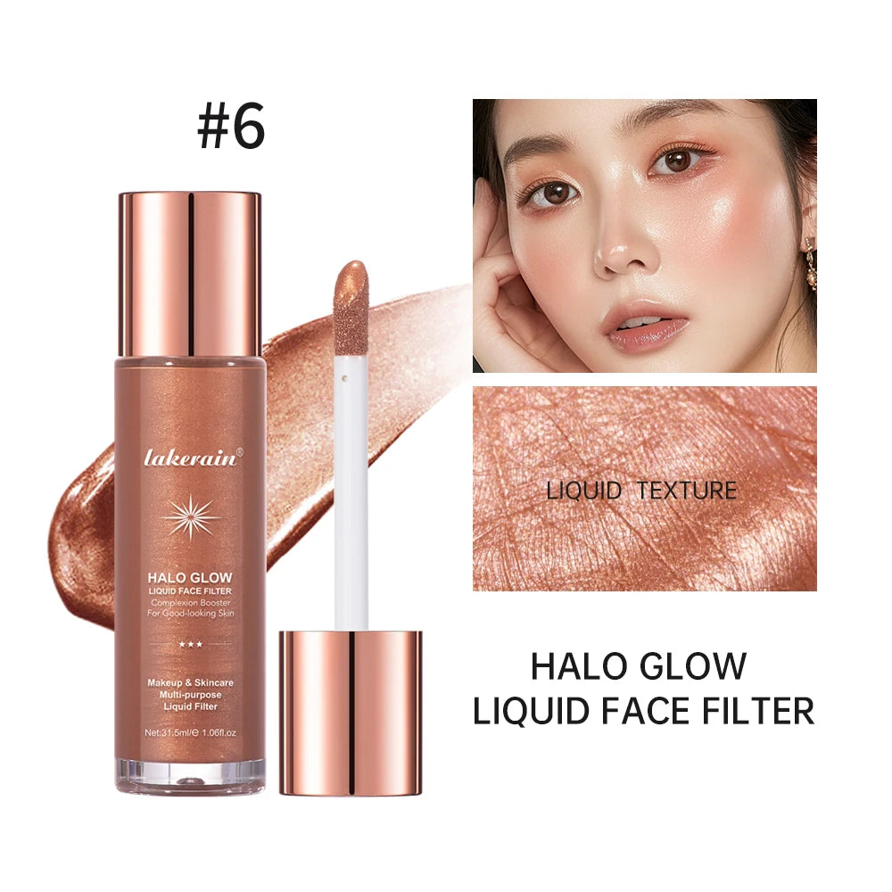 Liquid Illuminating Face Highlighter for a Radiant Dewy Skin Glow