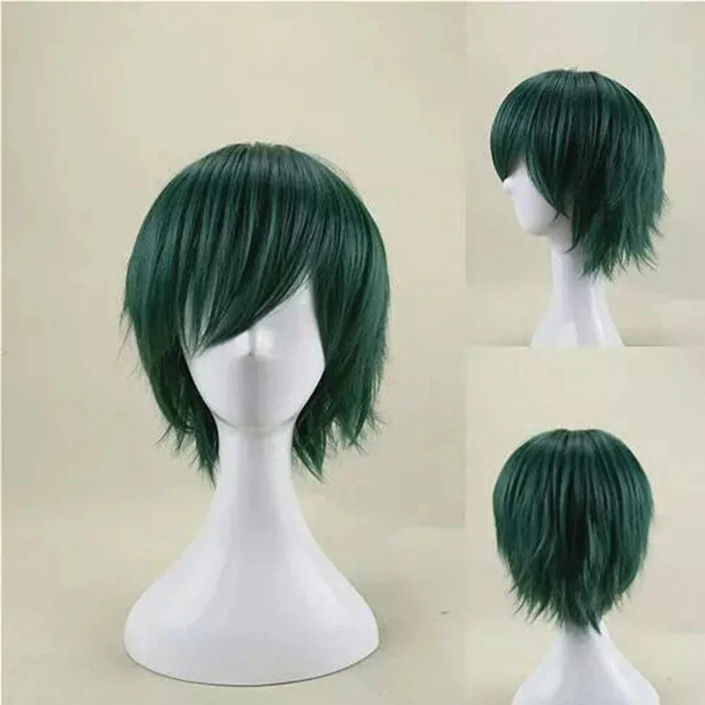 Short Layered Synthetic Cosplay Wig for Costume Parties and Events - 6