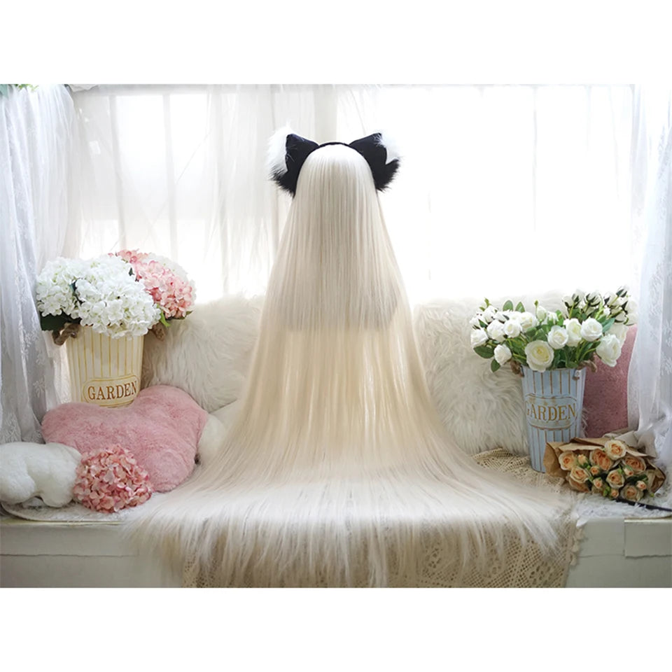Extra Long Curly Lolita Cosplay Wig for Costumes - 6