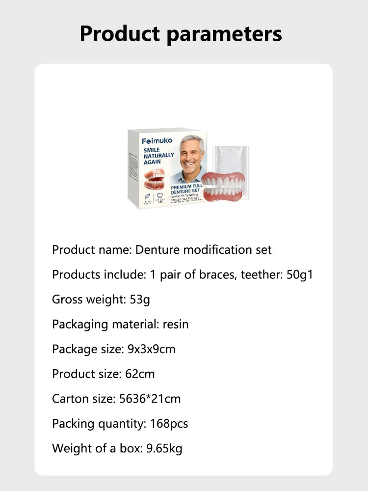 Instant Full Set Dentures for Natural Smile and Confidence - 16
