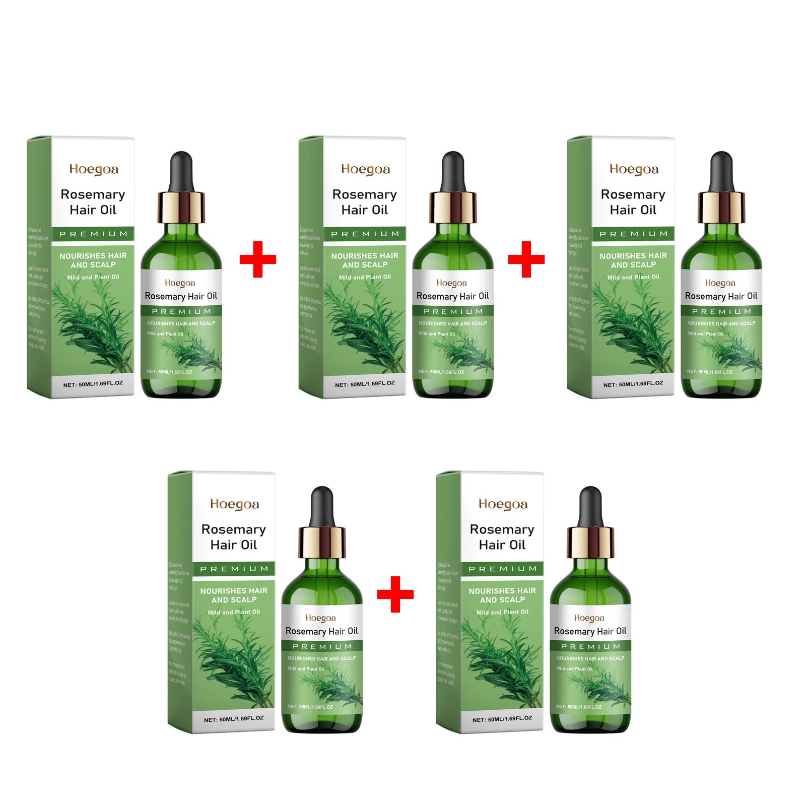 Rosemary Hair Growth Oil for Scalp Treatment and Thickening - 14