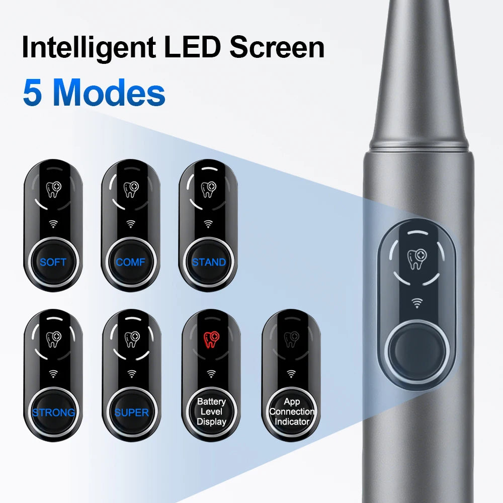 Visual Ultrasonic Dental Scaler with HD Camera for Plaque Tartar Removal - 10