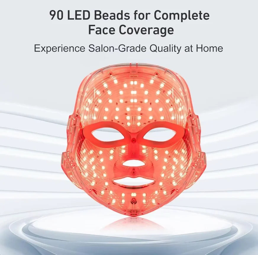 7-Color LED Photon Light Therapy Face Mask for Skin Rejuvenation