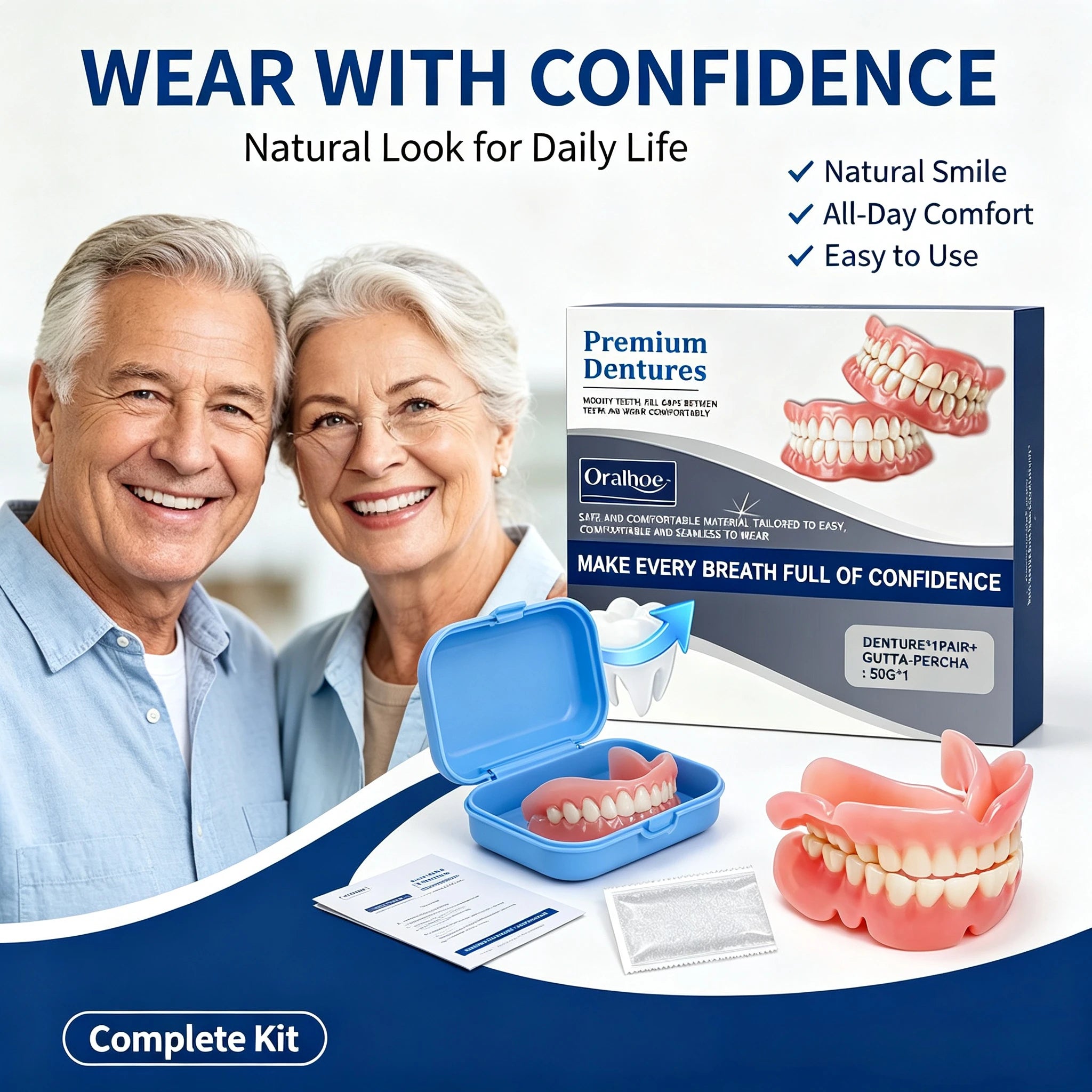 Cosmetic Silicone Teeth Covers for a Natural and Confident Smile - 3
