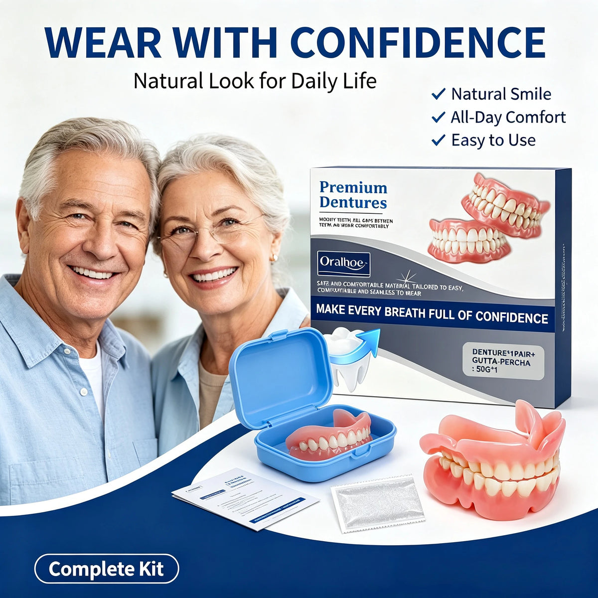 Cosmetic Silicone Teeth Covers for a Natural and Confident Smile