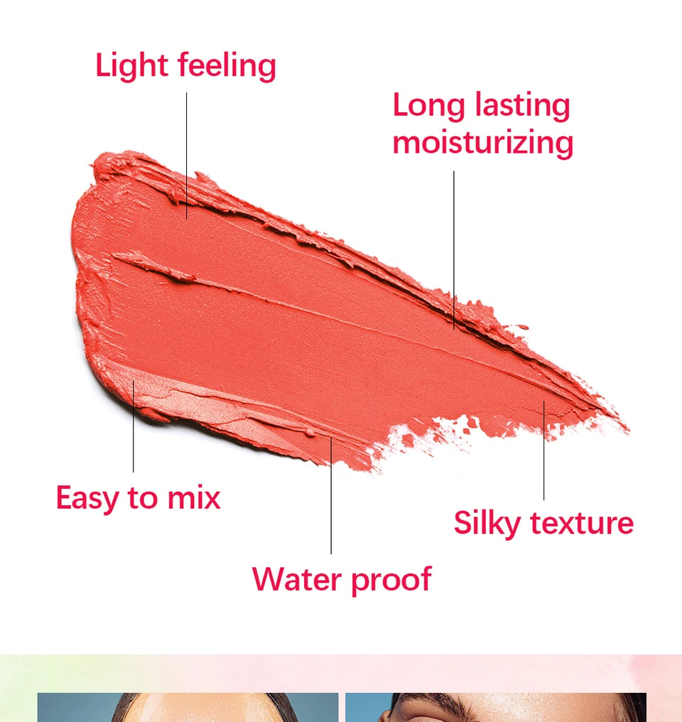 Tinted Moisturizing Blush Stick for Natural Cheeks, Eyes and Lips - 21