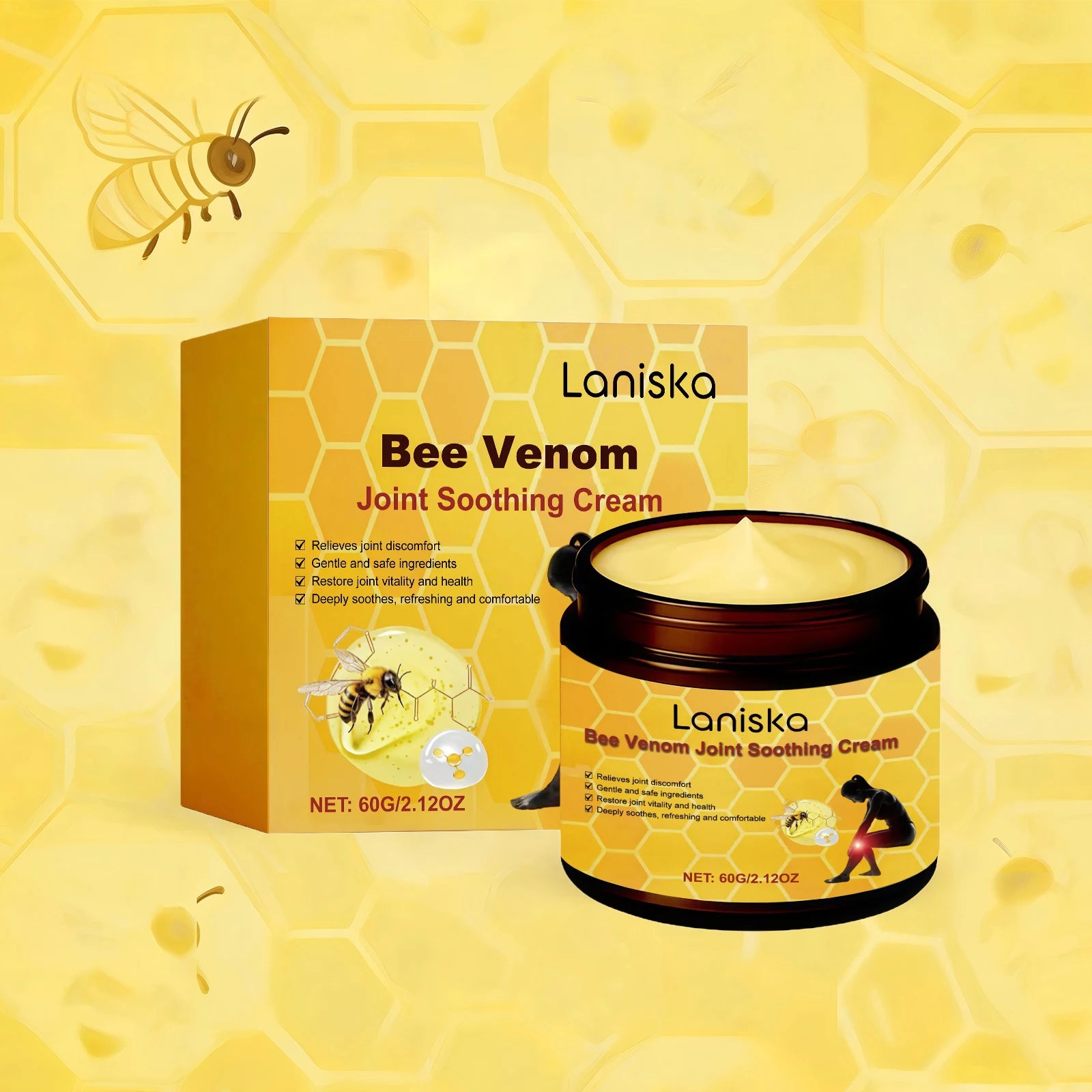 Bee Venom Joint Soothing Cream for Muscle and Joint Relief - 7