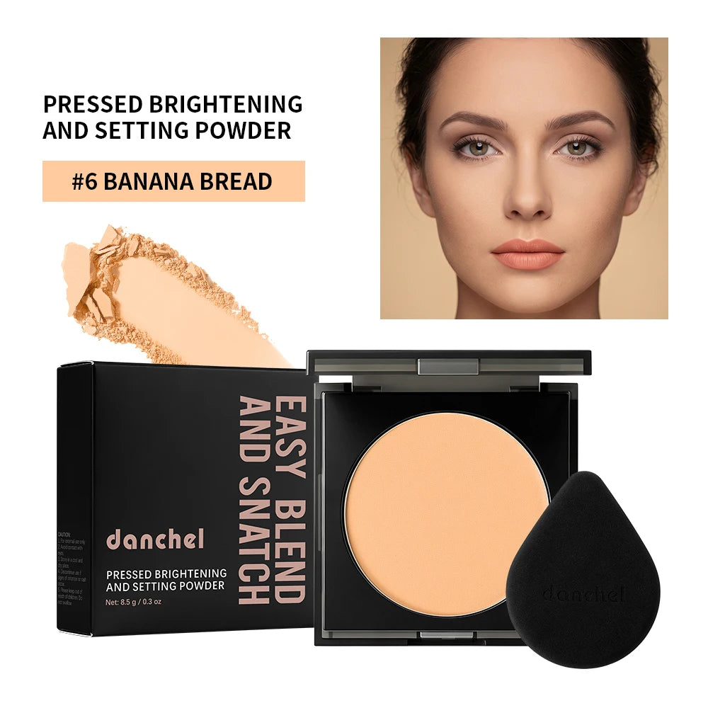 Oil Control Matte Pressed Powder for Flawless Long Lasting Face Makeup