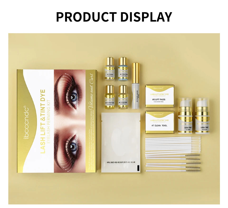 Professional Brow Lamination and Tinting Kit for Perfect Eyebrows - 24