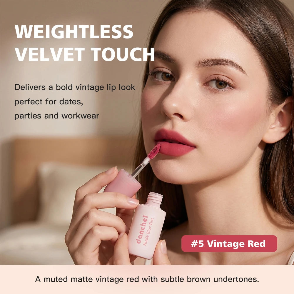 2-in-1 Velvet Matte Lip and Cheek Tint for Natural Daily Makeup - 14