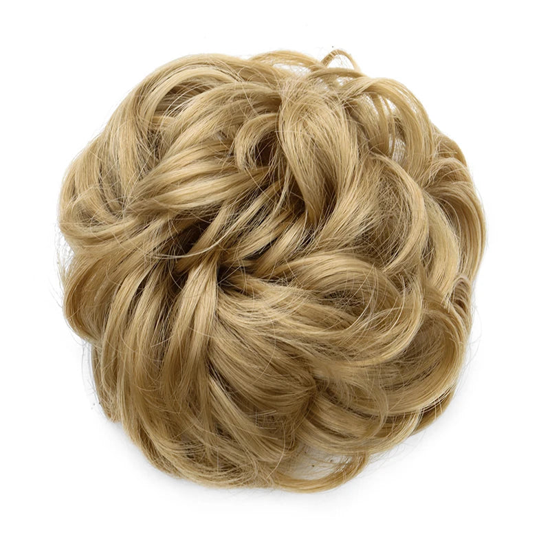 Messy Bun Hair Extension Scrunchie for Voluminous Updo Hairstyles - 16