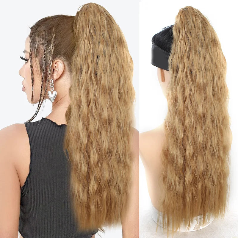 Wavy Synthetic Ponytail Extension for Instant Hair Volume - 13