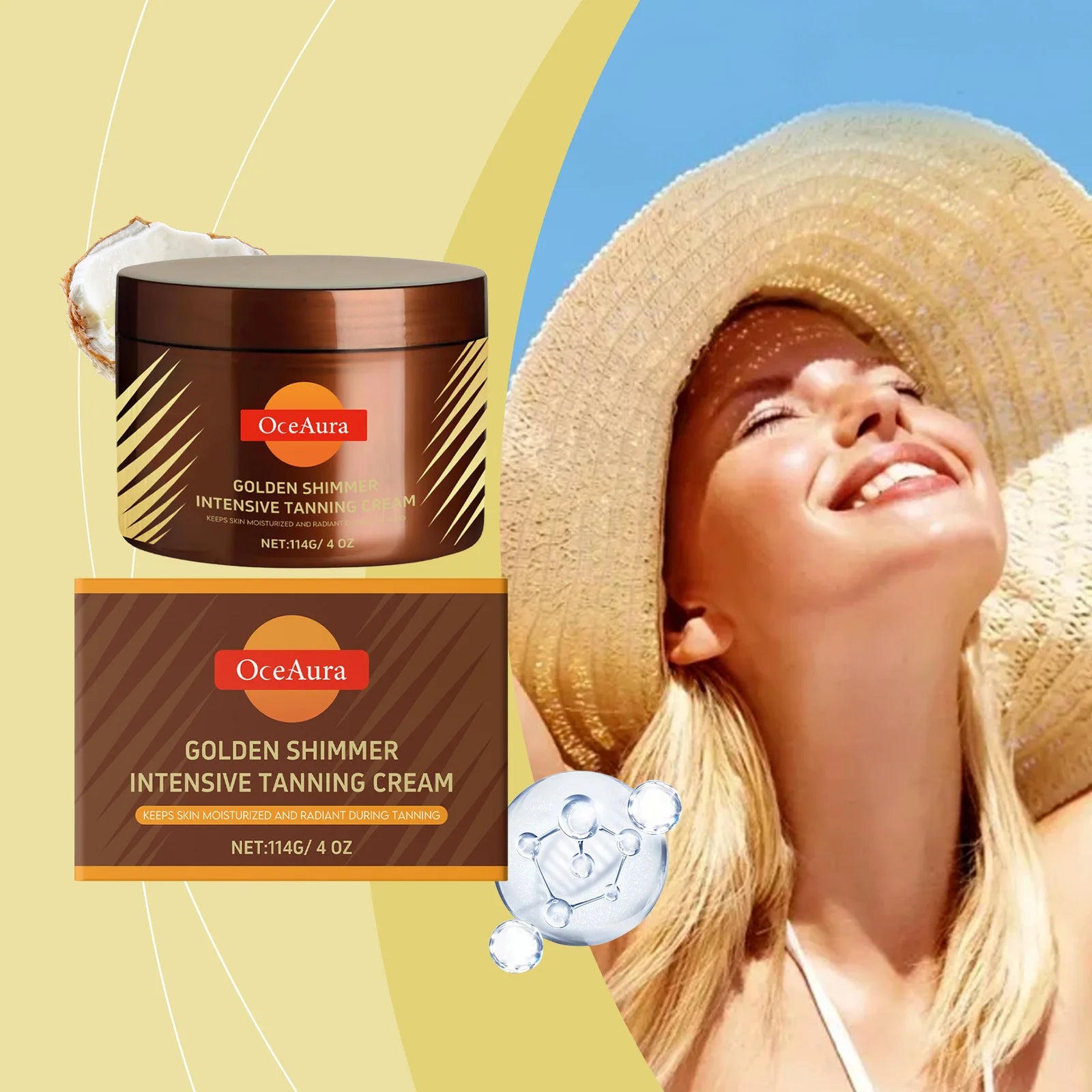 Intensive Tanning Accelerator Cream for Radiant Sunless Bronze Skin - 12