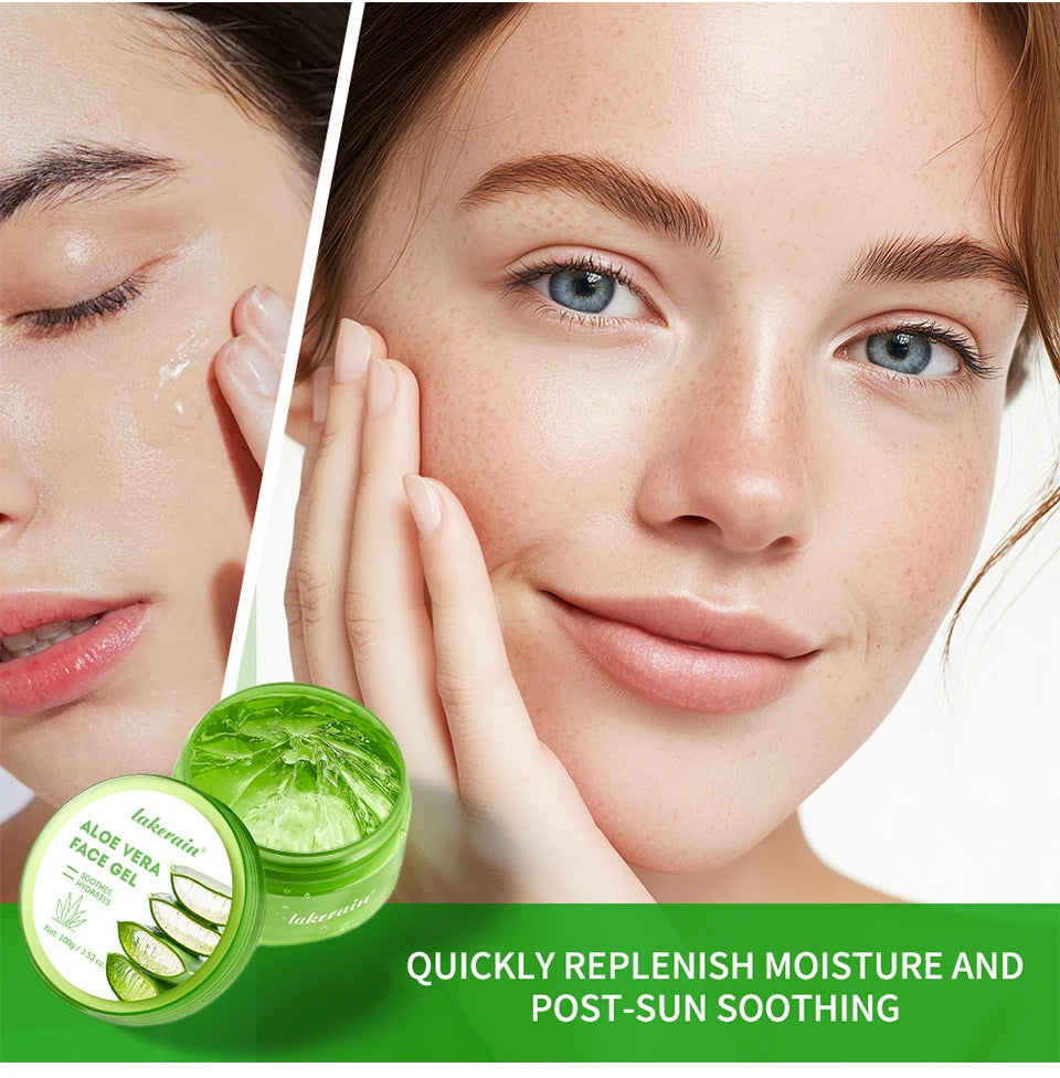Hydrating Aloe Vera Gel for Soothing and Moisturizing Facial Skin Care - 11