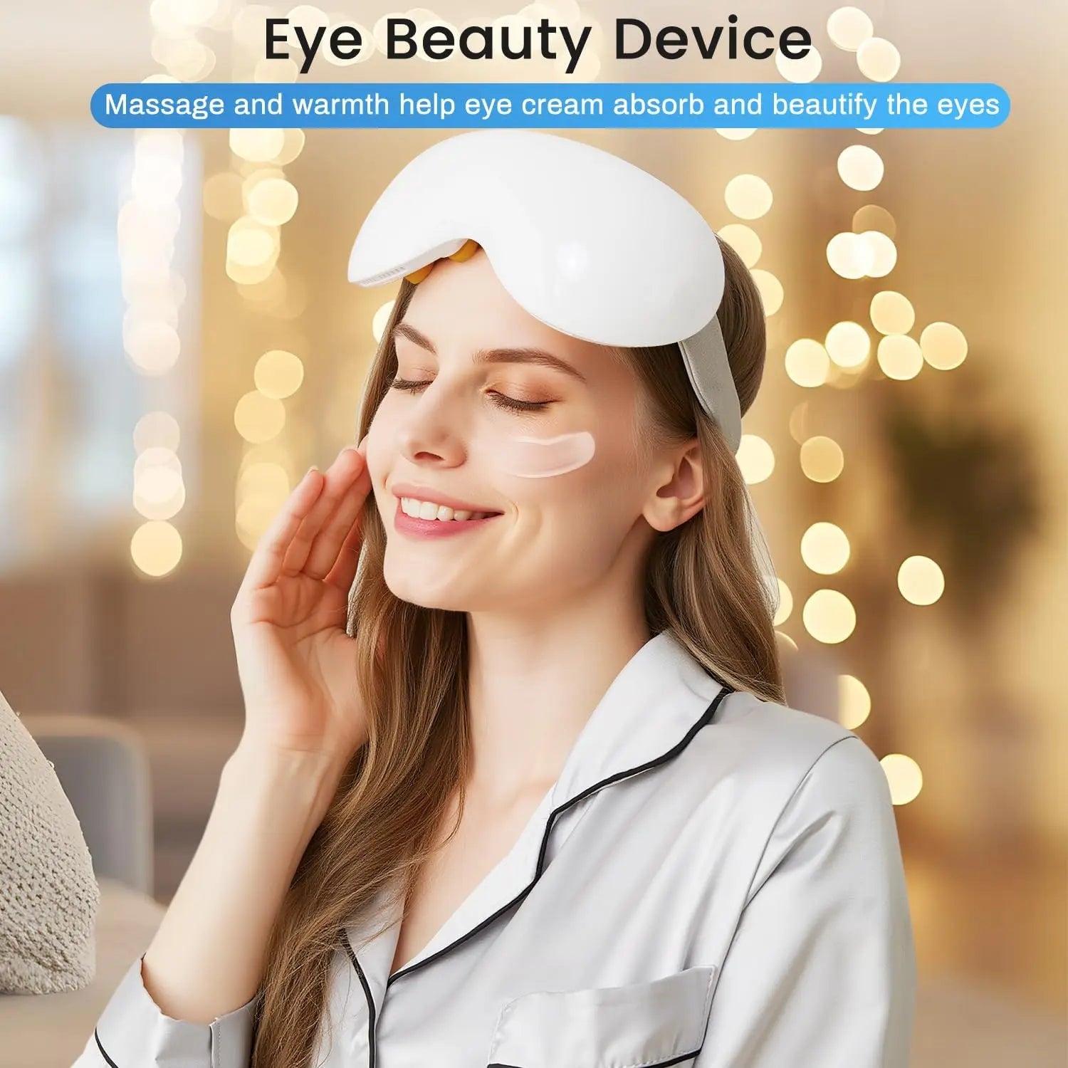 Smart Eye Massager with Cooling and Vibration for Fatigue Relief - 6