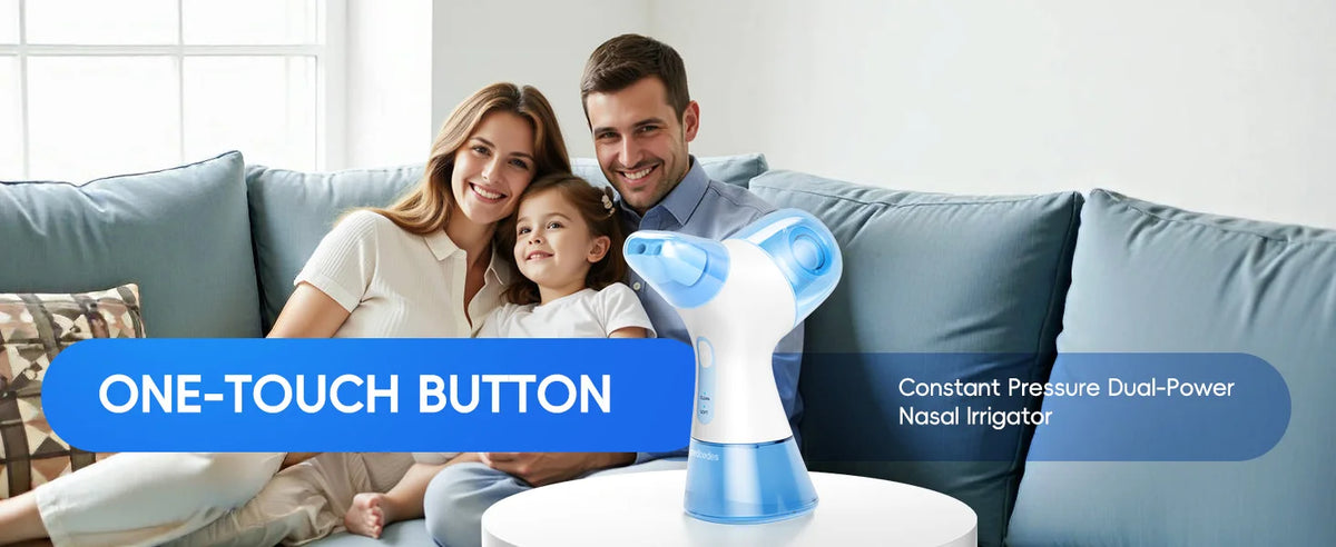 Electric Nasal Irrigation System and Sinus Congestion Relief Kit