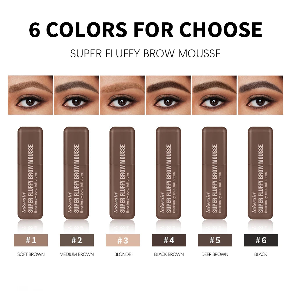 Waterproof Fluffy Brow Mousse for Natural and Volumized Eyebrows - 3