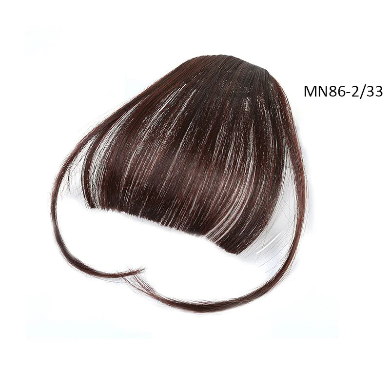 Clip-In Synthetic Wispy Bangs Hair Extension with Temples - 16