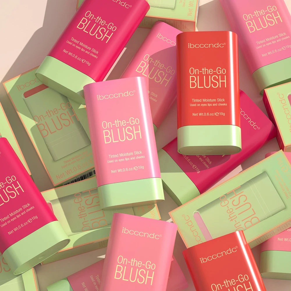 Cream Blush Stick for Cheeks and Lips Multi-Use Makeup - 1
