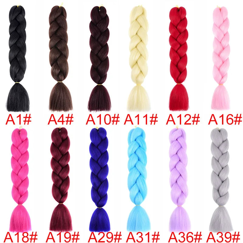 24-Inch Ombre Jumbo Braiding Hair Extensions - 4