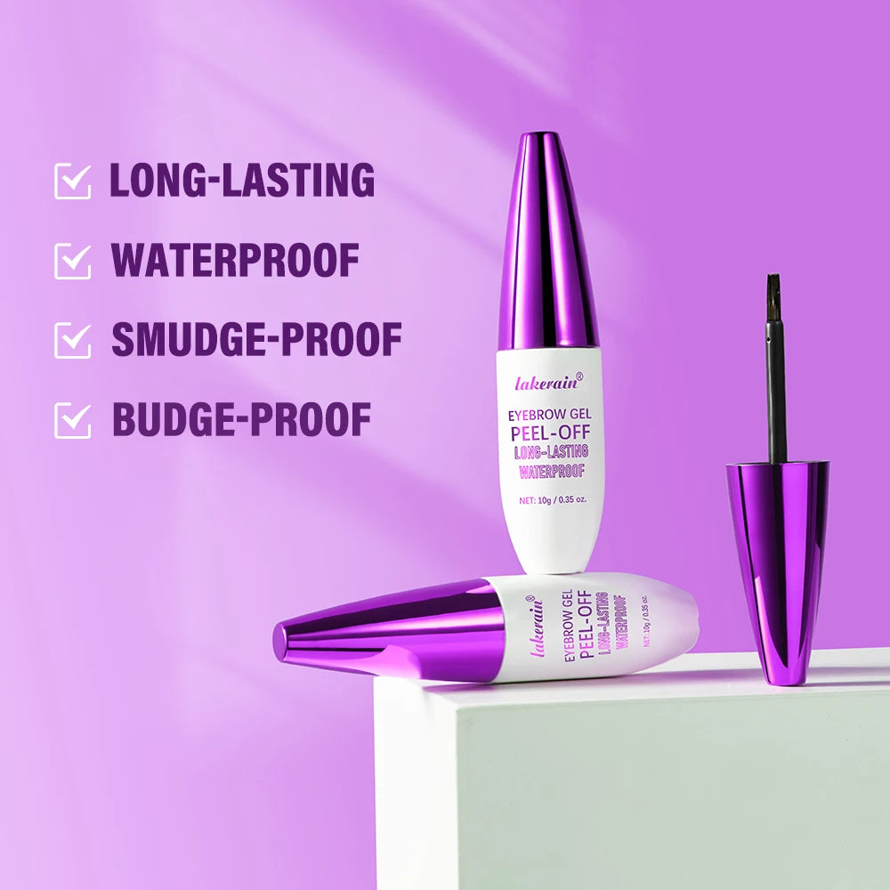 Waterproof Peel-Off Eyebrow Tint Gel for Long-Lasting Natural Brows