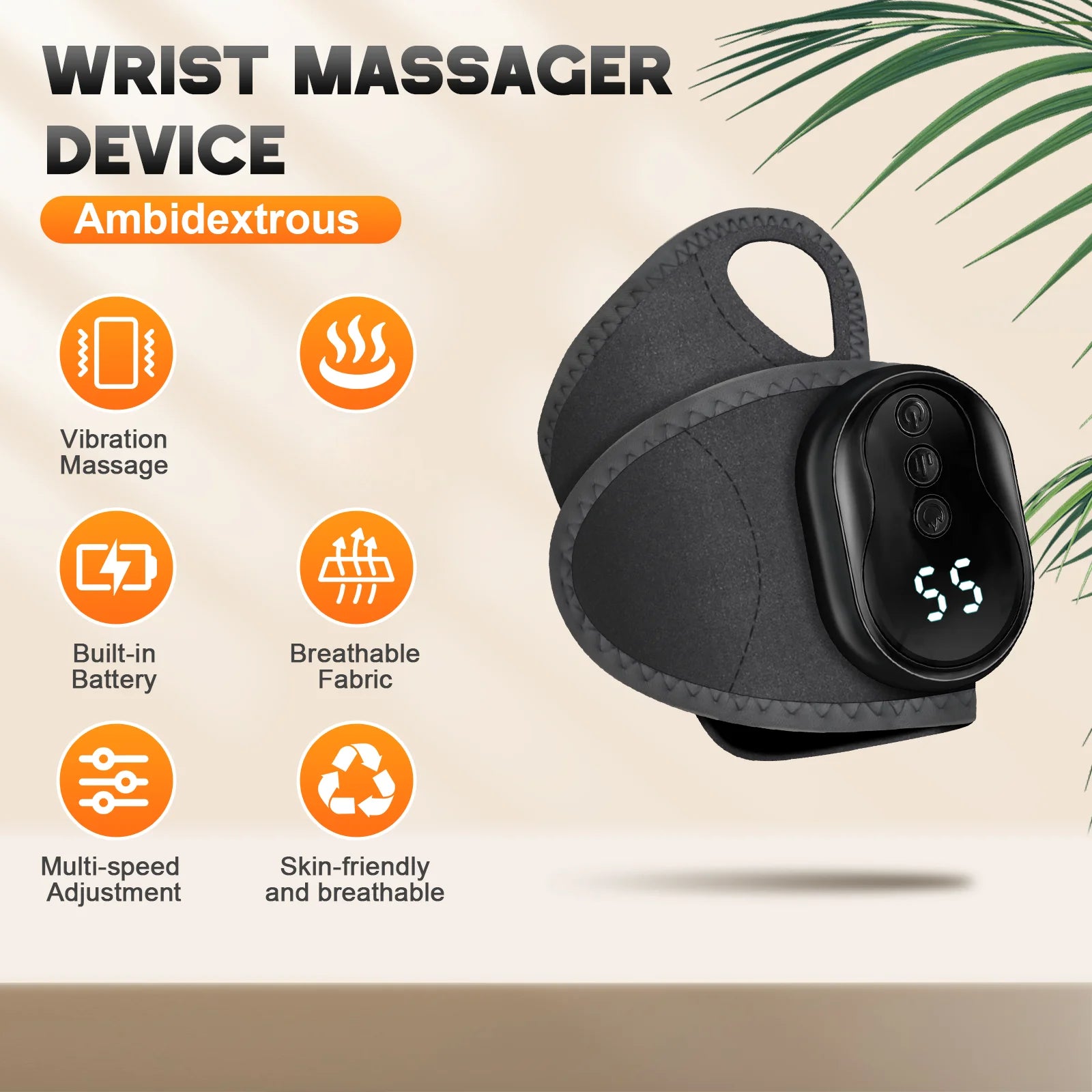 Vibration Massage Wrap for Ankle and Wrist Pain Relief - 11