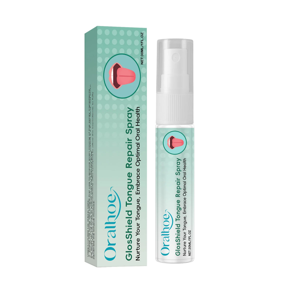 Refreshing Tongue Repair Spray for Oral Hygiene and Bad Breath Relief