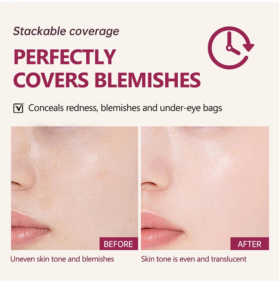 Long-Lasting Semi-Matte CC Cushion Foundation for Flawless Coverage - 11