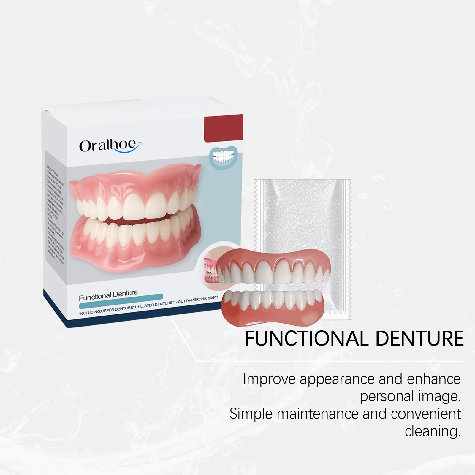 Soft Silicone Denture Kit for Tooth Gap Repair and Natural Smile Restoration - 17