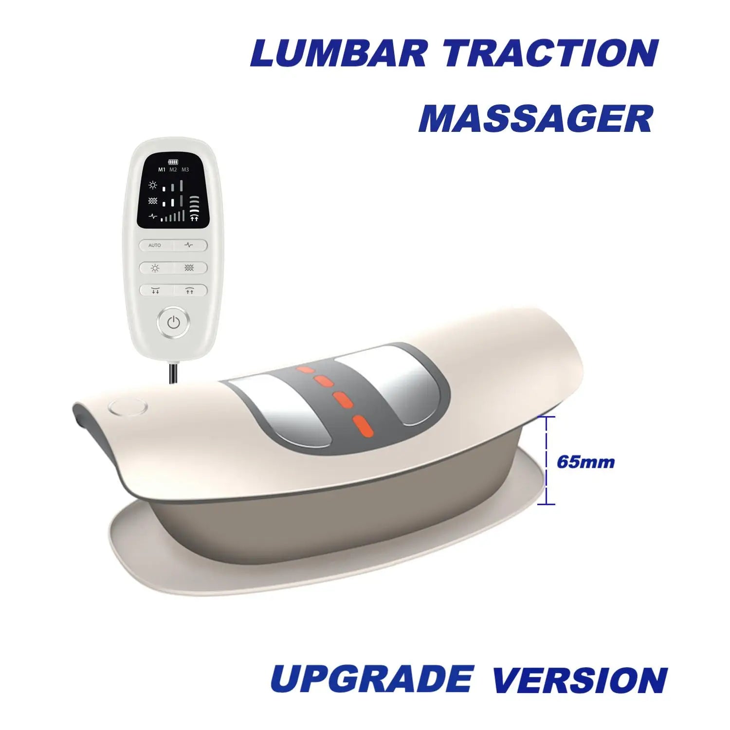 Electric Lumbar Traction Device with Dynamic Airbag Massage for Back Pain - 1