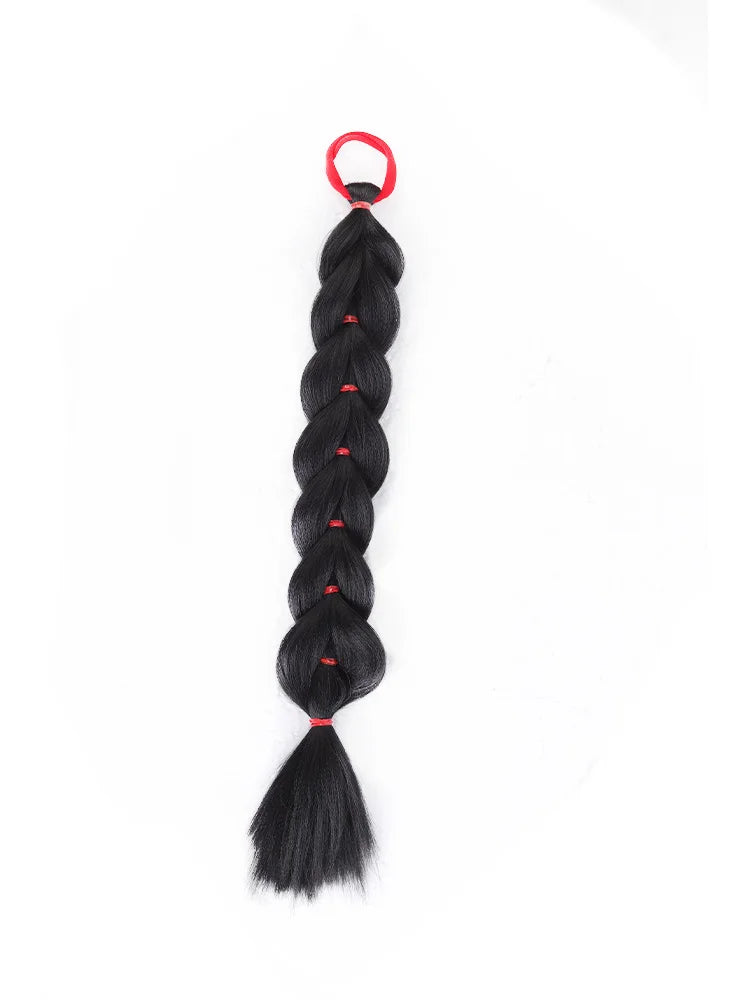 Synthetic Braided Ponytail Hair Extension for Daily Wear