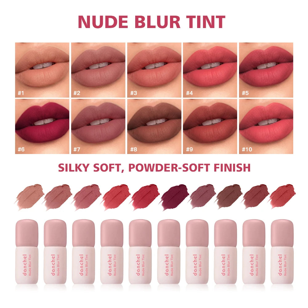2-in-1 Velvet Matte Lip and Cheek Tint for Natural Daily Makeup - 1