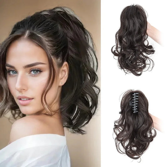 12-Inch Curly Claw Clip Ponytail Extension