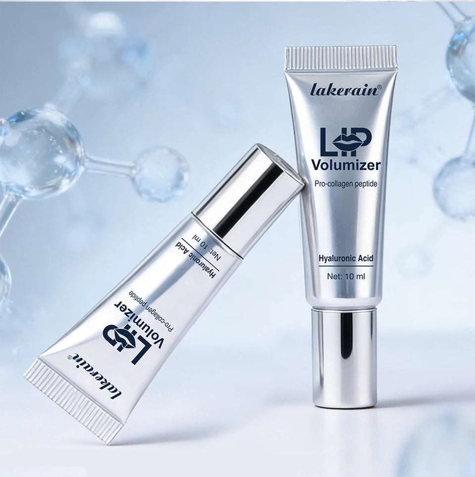 Hydrating Hyaluronic Acid Lip Plumper Oil for Smooth Glossy Finish