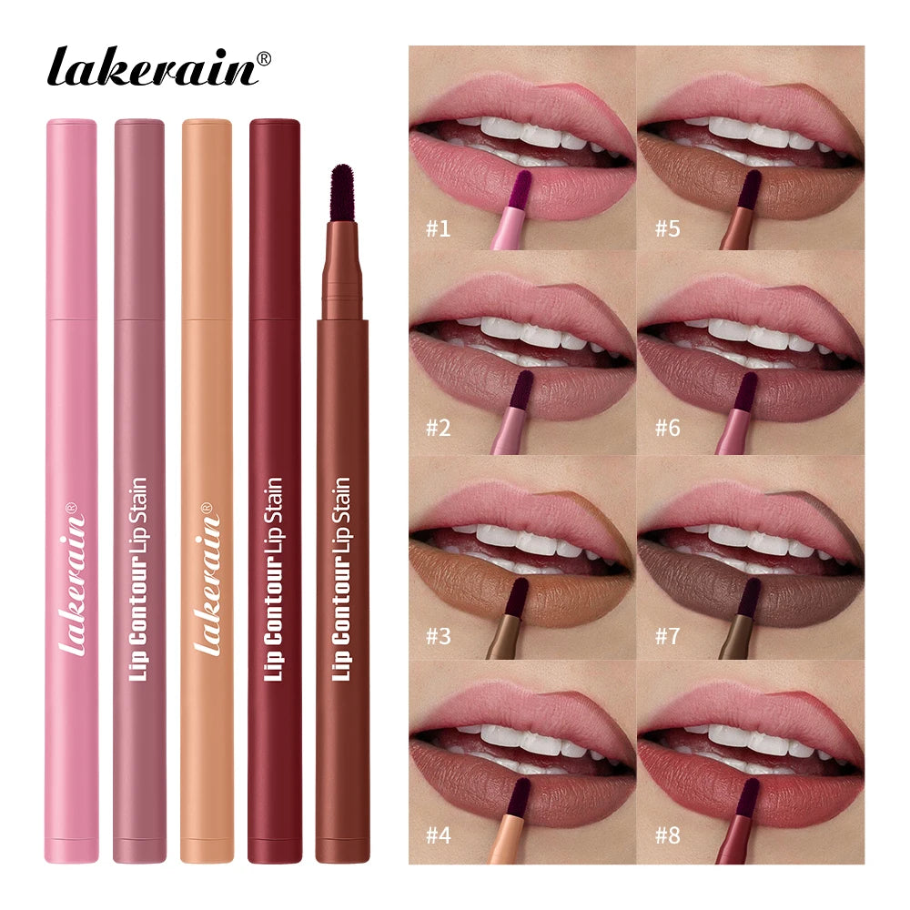 Dual-Sided Lip Contour Stain Pen for Precise Definition and Color - 1