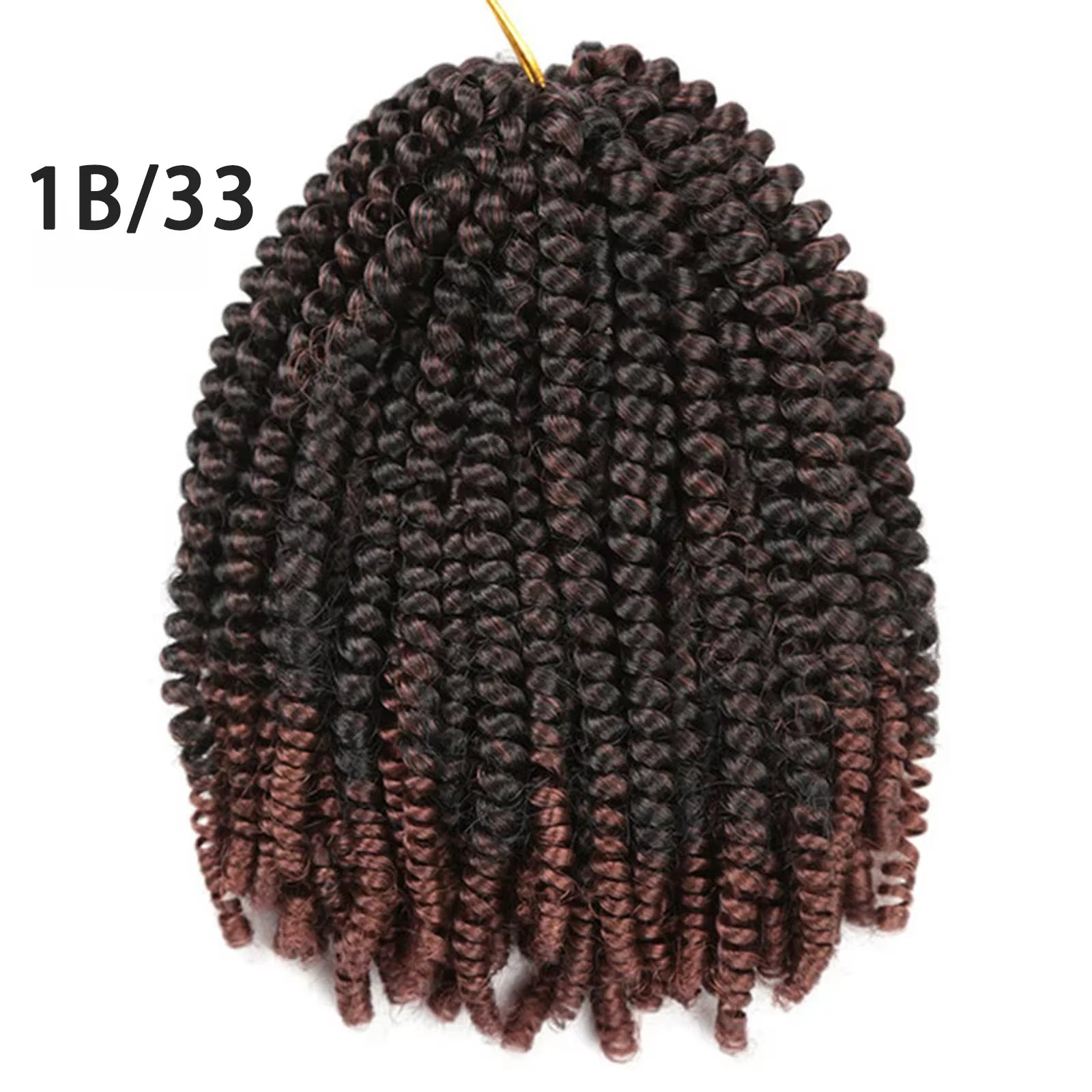 Fluffy Spring Twist Crochet Braiding Hair Extensions for Protective Styles - 7