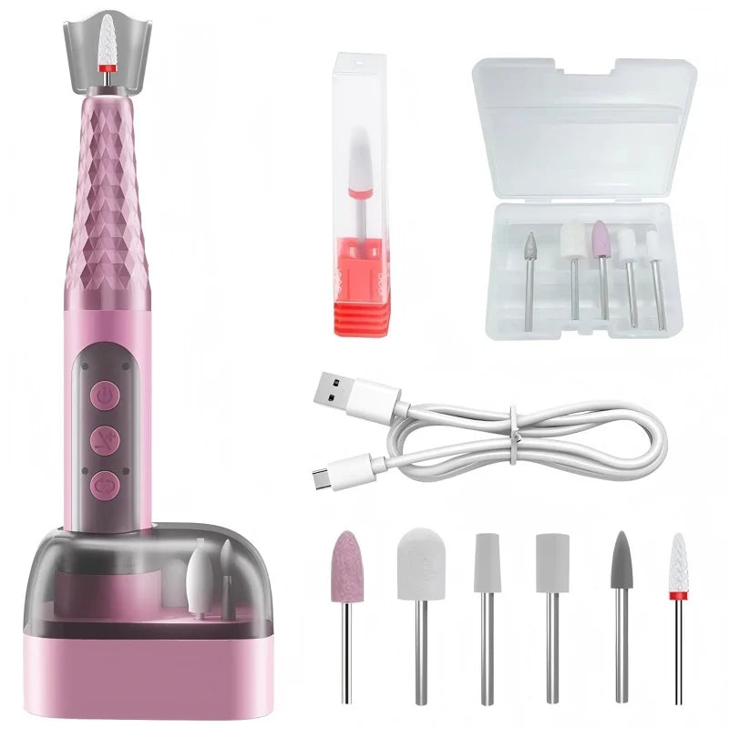 Cordless Electric Nail Drill Kit for Salon-Quality Manicures at Home - 17