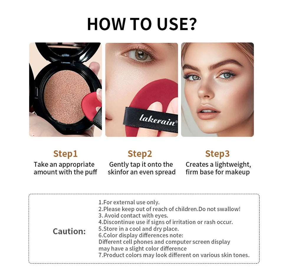 Long-Lasting Semi-Matte CC Cushion Foundation for Flawless Coverage - 39